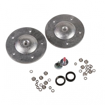 Фланец барабана (опора) (2шт) и комплект крепления SPD013WH для стиральных машин Whirlpool